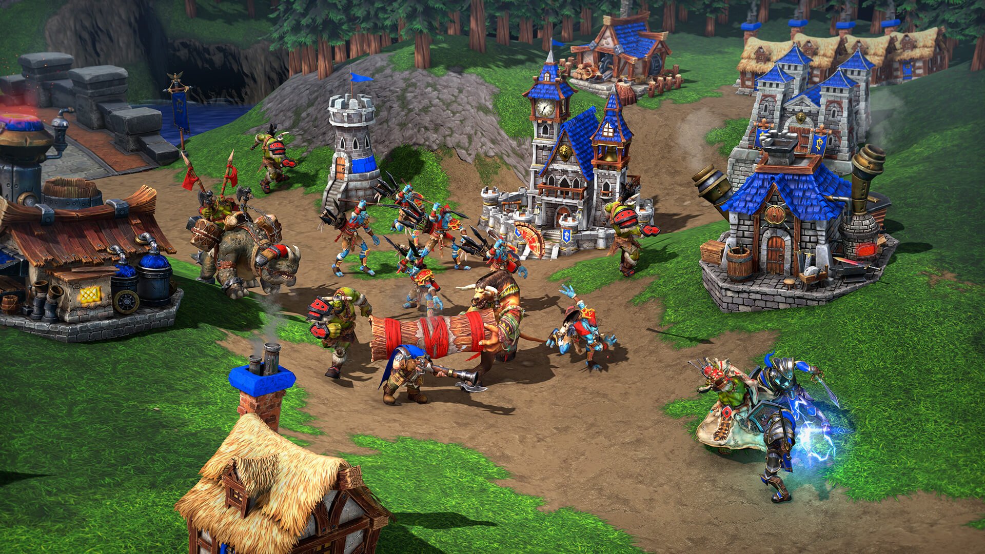 Warcraft III gameplay screenshot